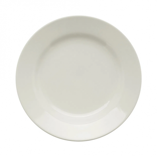 Prato de Louça Raso 24cm Biona Branco Prato de Louça Raso 24cm Biona Branco
