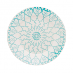 Prato de Louça Raso 24cm Biona Mandala Prato de Louça Raso 24cm Biona Mandala