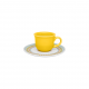 Xícara de Café com Pires 65mL Oxford Floreal Bilro Xícara de Café com Pires 65mL Oxford Floreal Bilro
