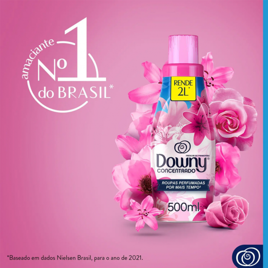 Amaciante Concentrado Downy Frescor da Primavera 500mL Amaciante Concentrado Downy Frescor da Primavera 500mL