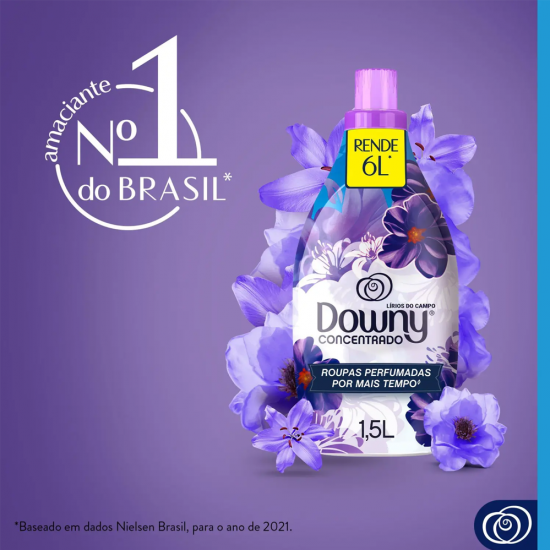 Amaciante Concentrado Downy Lírios do Campo 1,5L Amaciante Concentrado Downy Lírios do Campo 1,5L