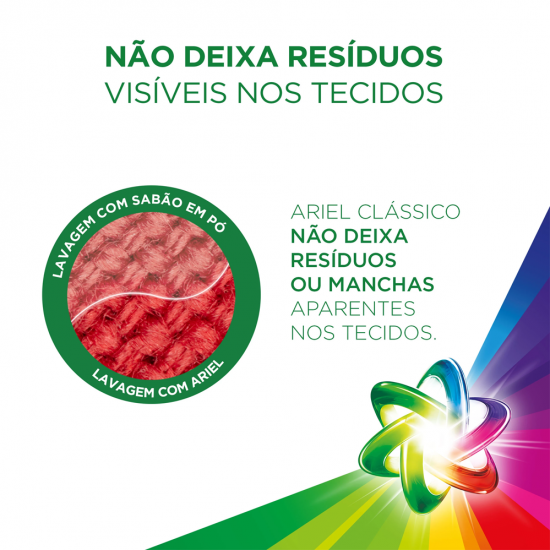 Lava Roupas Líquido Ariel Clássico 3L Cores Radiantes Lava Roupas Líquido Ariel Clássico 3L Cores Radiantes