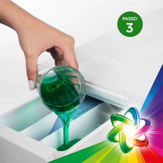 Lava Roupas Líquido Ariel Clássico 3L Cores Radiantes Lava Roupas Líquido Ariel Clássico 3L Cores Radiantes