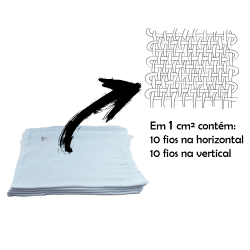 Pano de Chão Saco Alvejado 10 Batidas 42x65cm Pano de Chão Saco Alvejado 10 Batidas 42x65cm
