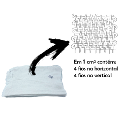 Pano de Chão Saco Alvejado 4 Batidas Comum 33x50cm Pano de Chão Saco Alvejado 4 Batidas Comum 33x50cm