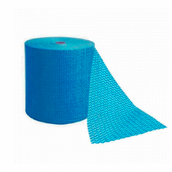 Pano Multiuso Tipo Perfex Azul Life Clean com 600 panos 28x40cm