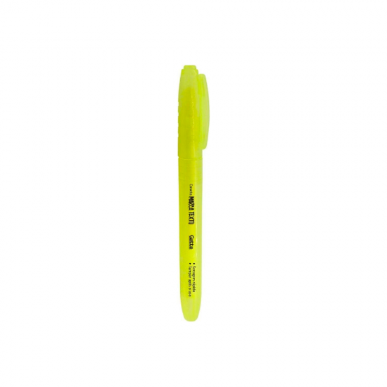 Caneta Marca Texto Gatte Amarela Caneta Marca Texto Gatte Amarela