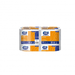 Papel Higiênico Rolão Elite Classic 100% Celulose Folha Simples com 8 rolos de 300m
