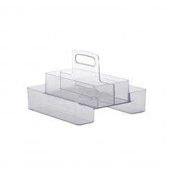 Cesto Organizador Paramount Duplo com Alça 24x24cm