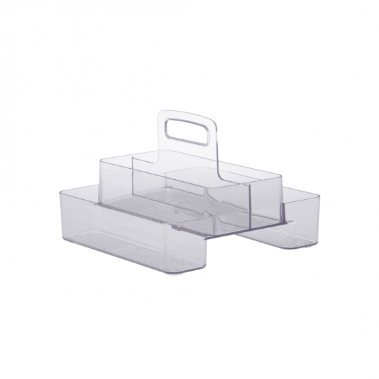 Cesto Organizador Paramount Duplo com Alça 24x24cm Cesto Organizador Paramount Duplo com Alça 24x24cm