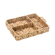 Cesto de Fibra Natural com Divisórias Seagrass Paramount 32x26x6cm