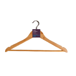 Cabide para Roupas Paramount Madeira c/3