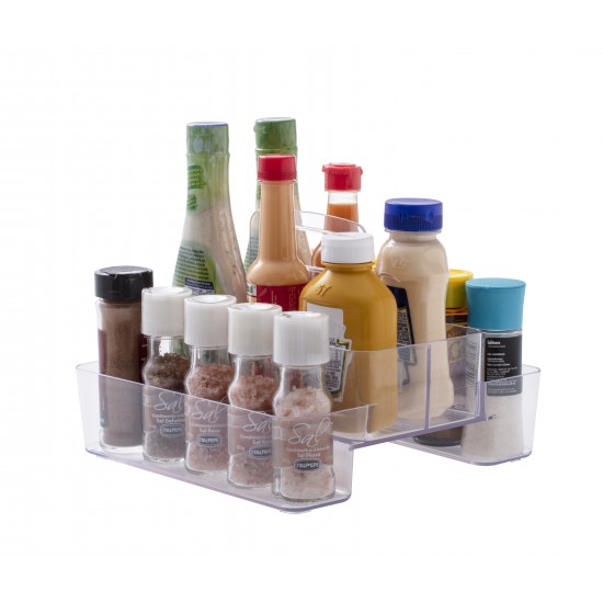 Cesto Organizador Paramount Duplo com Alça 24x24cm Cesto Organizador Paramount Duplo com Alça 24x24cm