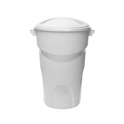 Lixeira com Tampa 100L Paramount - Branca