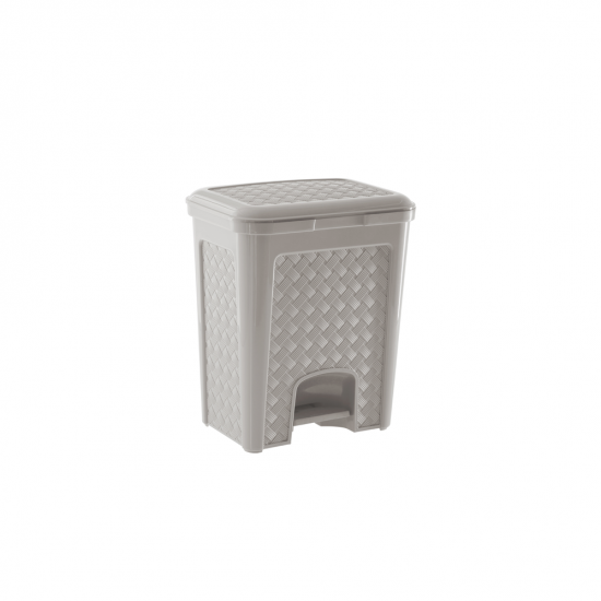 Lixeira com Pedal 7L Paramount Rattan - Creme Lixeira com Pedal 7L Paramount Rattan - Creme