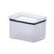 Pote Hermético Retangular de Acrílico 1800mL Paramount Lumini Porta Tudo Fresh Pote Hermético Retangular de Acrílico 1800mL Paramount Lumini Porta Tudo Fresh
