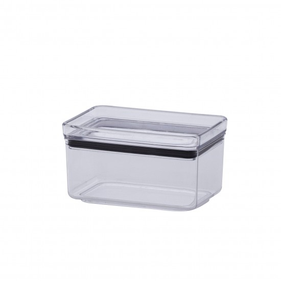 Pote Hermético Retangular de Acrílico 580mL Paramount Lumini Pote Hermético Retangular de Acrílico 580mL Paramount Lumini