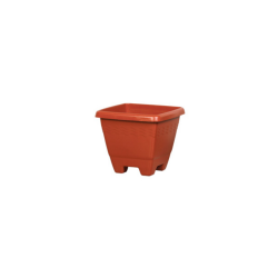 Vaso Plástico Quadrado Plasnew Cerâmico 6,3L