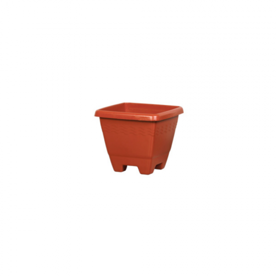 Vaso Plástico Quadrado Plasnew Cerâmico 6,3L Vaso Plástico Quadrado Plasnew Cerâmico 6,3L