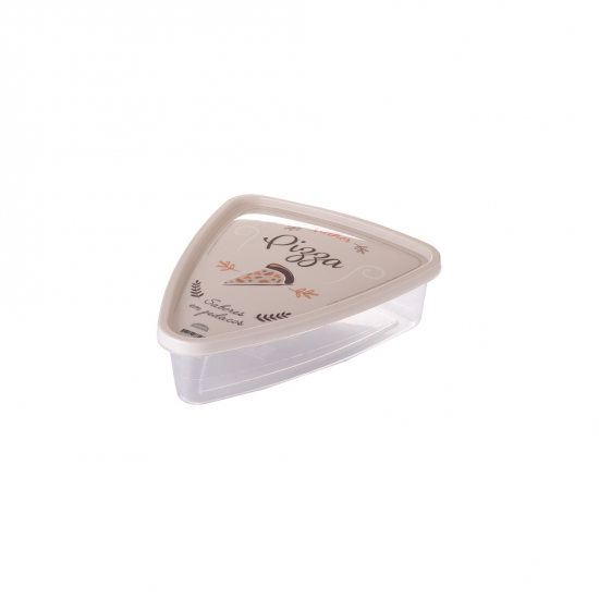 Pote Triangular para Pizza 1,2L Plasútil Pote Triangular para Pizza 1,2L Plasútil