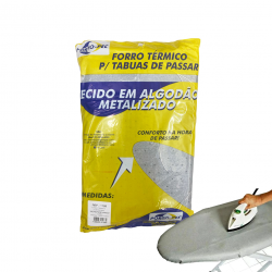 Forro Térmico para Tábua de Passar 1,43x0,63m Porto-Pel Forro Térmico para Tábua de Passar 1,43x0,63m Porto-Pel