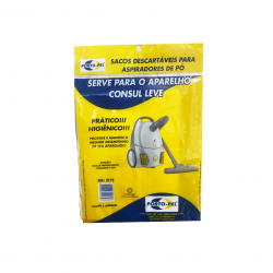 Saco para Aspirador de Pó Porto-Pel Consul Leve com 3 unid. Saco para Aspirador de Pó Porto-Pel Consul Leve com 3 unid.