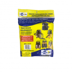 Saco para Aspirador de Pó Porto-Pel Eletrolux Flex com 3 unid.