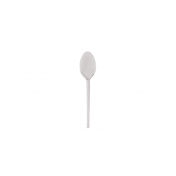 Colher Descartável Refeição Cristal Prafesta com 50 unid. Colher Descartável Refeição Cristal Prafesta com 50 unid.