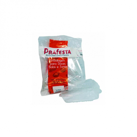 Embalagem Plástica Mini Fatia de Bolo Prafesta com 10 unid. Embalagem Plástica Mini Fatia de Bolo Prafesta com 10 unid.