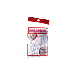 Faca Descartável Refeição Master Cristal Prafesta com 50 unid. Faca Descartável Refeição Master Cristal Prafesta com 50 unid.