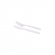 Kit Garfo e Faca Descartável Refeição Master Prafesta Branco com 25 Kits Kit Garfo e Faca Descartável Refeição Master Prafesta Branco com 25 Kits