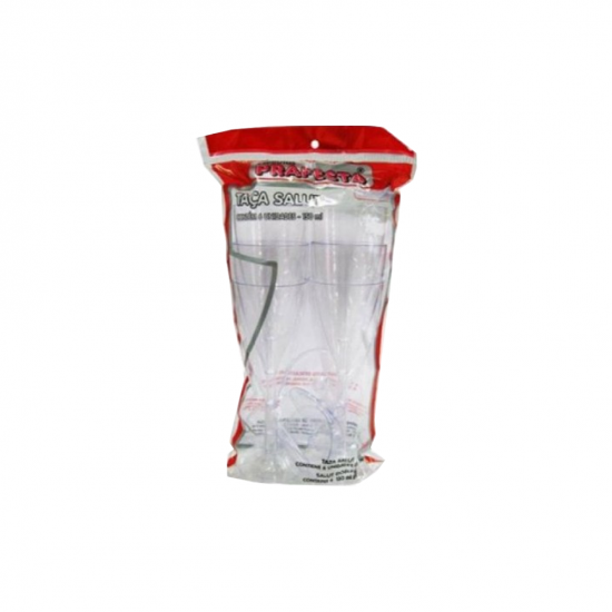 Taça de Acrílico 150mL Prafesta Salut com 6 unid. Taça de Acrílico 150mL Prafesta Salut com 6 unid.