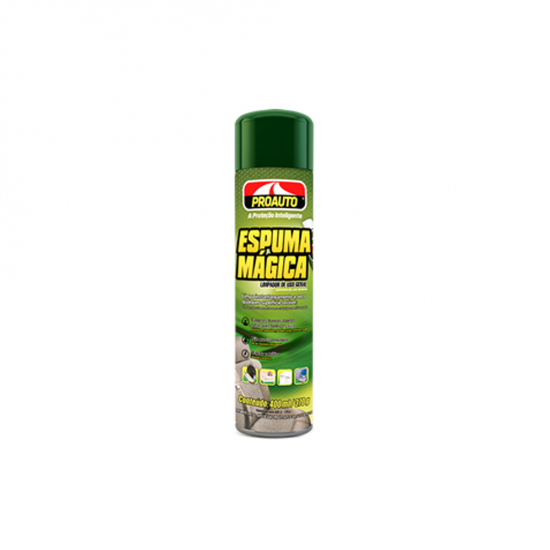 Limpador Multiuso Espuma Mágica Proauto 400mL Limpador Multiuso Espuma Mágica Proauto 400mL