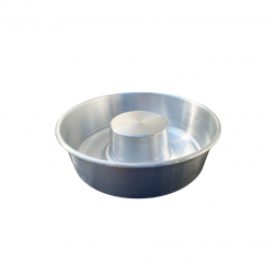 Forma para Bolo em Alumínio n° 28 com Tubo Ramos Forma para Bolo em Alumínio n° 28 com Tubo Ramos
