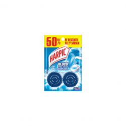 Bloco Sanitário Harpic para Caixa Acoplada Marine com 2 unid. de 50g 25% DESCONTO Bloco Sanitário Harpic para Caixa Acoplada Marine com 2 unid. de 50g 25% DESCONTO