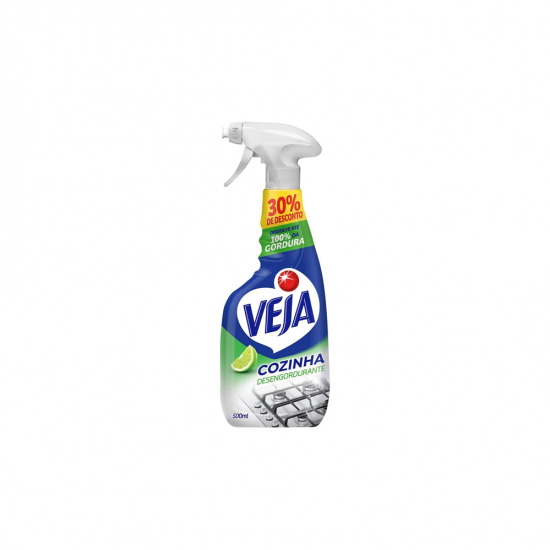 Limpador Desengordurante Cozinha Veja Limão 500mL Pulverizador 30% DESCONTO Limpador Desengordurante Cozinha Veja Limão 500mL Pulverizador 30% DESCONTO