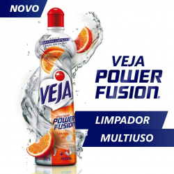 Limpador Multiuso Veja Power Fusion Laranja 500mL