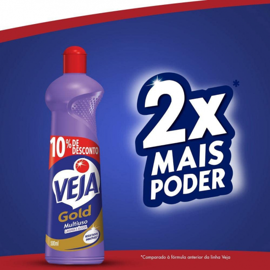 Limpador Multiuso Veja Lavanda com Álcool 500mL Limpador Multiuso Veja Lavanda com Álcool 500mL