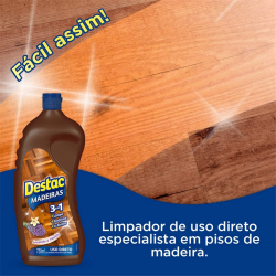 Limpador de Piso Madeira Destac Lavanda Uso Direto 750mL