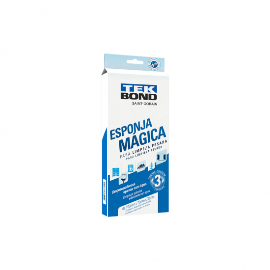 Esponja Mágica Tekbond com 3 unid.