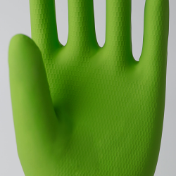 Luva Látex Forrada Verde Sanro Top - Tamanho P Luva Látex Forrada Verde Sanro Top - Tamanho P