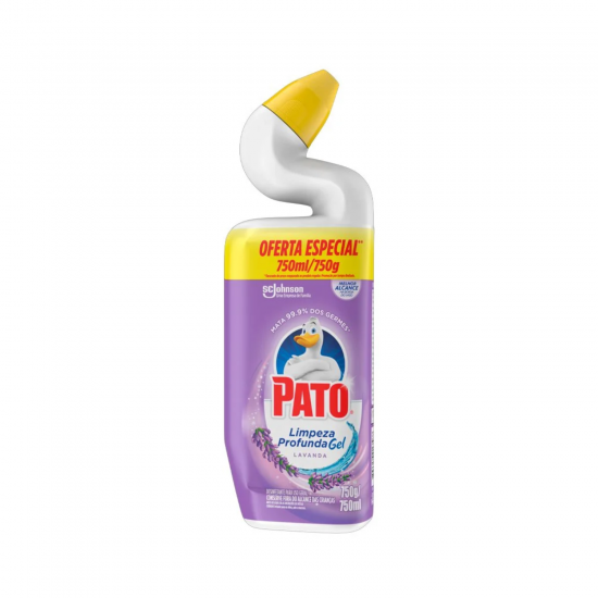 Limpador Sanitário em Gel Pato Purific Lavanda 750mL PAGUE 500mL LEVE 750mL Limpador Sanitário em Gel Pato Purific Lavanda 750mL PAGUE 500mL LEVE 750mL