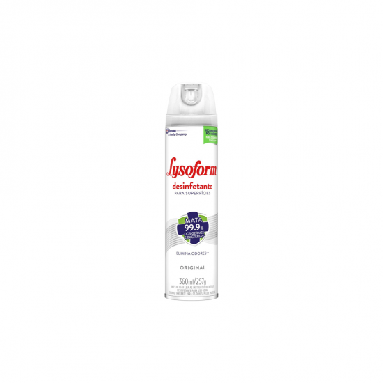 Desinfetante Aerossol Lysoform Original 360mL Desinfetante Aerossol Lysoform Original 360mL