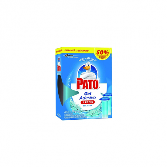Gel Adesivo Sanitário Pato Marine 2 Refis de 38g cada 25% DESCONTO Gel Adesivo Sanitário Pato Marine 2 Refis de 38g cada 25% DESCONTO