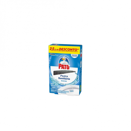 Pedra Sanitária Pato Marine 30g com Rede Protetora 25% DESCONTO Pedra Sanitária Pato Marine 30g com Rede Protetora 25% DESCONTO