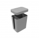 Lixeira com Tampa 5L Soprano Cinza com Porta Saco de Lixo Lixeira com Tampa 5L Soprano Cinza com Porta Saco de Lixo