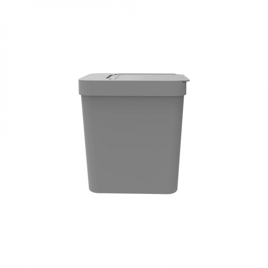 Lixeira com Tampa 5L Soprano Cinza com Porta Saco de Lixo Lixeira com Tampa 5L Soprano Cinza com Porta Saco de Lixo