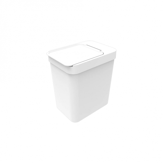 Lixeira com Tampa 5L Soprano Branca com Porta Saco de Lixo Lixeira com Tampa 5L Soprano Branca com Porta Saco de Lixo