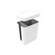 Lixeira com Tampa 5L Soprano Branca com Porta Saco de Lixo Lixeira com Tampa 5L Soprano Branca com Porta Saco de Lixo