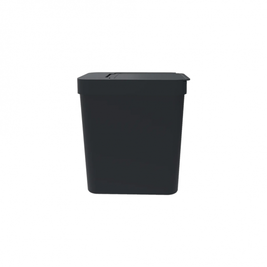 Lixeira com Tampa 5L Soprano Preta com Porta Saco de Lixo Lixeira com Tampa 5L Soprano Preta com Porta Saco de Lixo